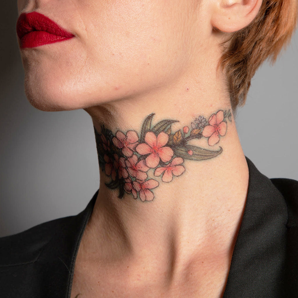 Cherry Blossom Temporary Tattoo – TattooIcon